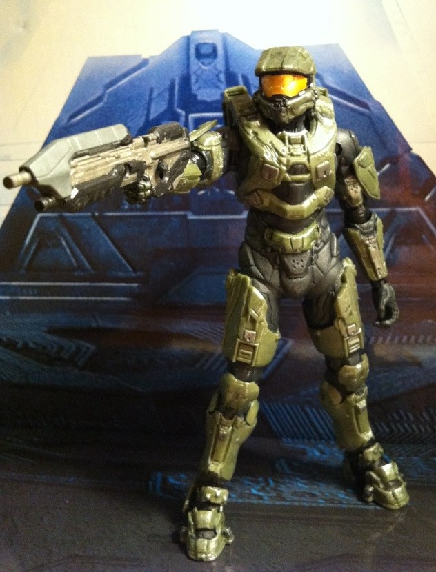 Halo 4 Master Chief Action Figure Mcfarlane Toys Series 1 Review Halo Toy News