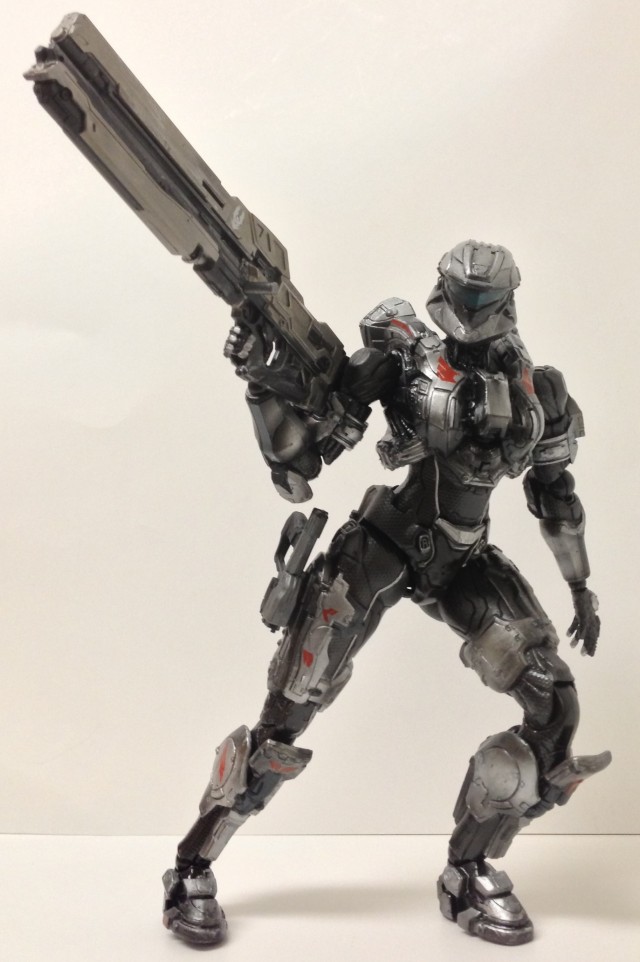 Halo 4 Play Arts Kai Sarah Palmer Figure with Railgun Review