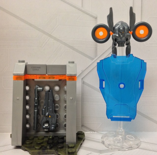 Mega Bloks Halo Promethean Watcher & Hard Light Shield & Forerunner Weapons Rack