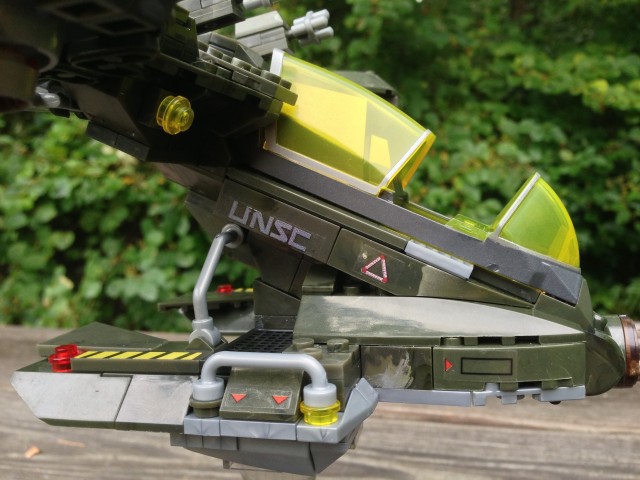 Sliding Cockpit Hatch on 97123 Halo Mega Bloks UNSC Hornet Aircraft