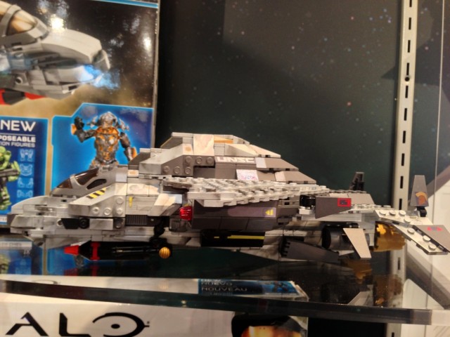 Halo Mega Bloks Toy Fair 2014 UNSC Broadsword Display