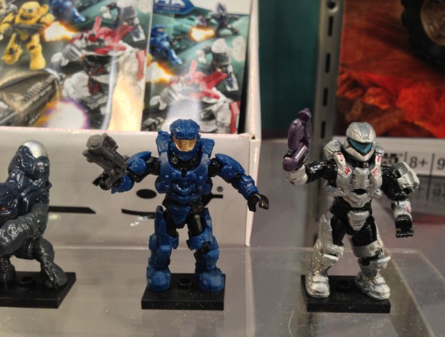 Halo Mega Bloks Alpha Series Blue Spartan Enforcer Figure