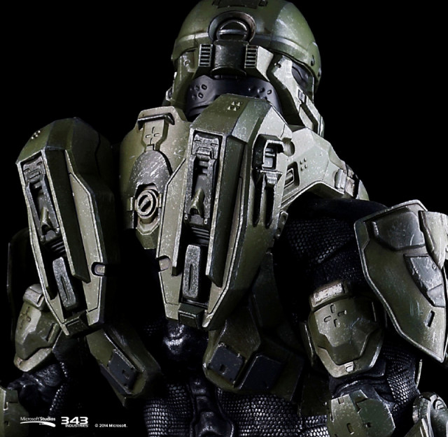 Back of Halo 4 Master Chief ThreeA Toys Sixth Scale Figure