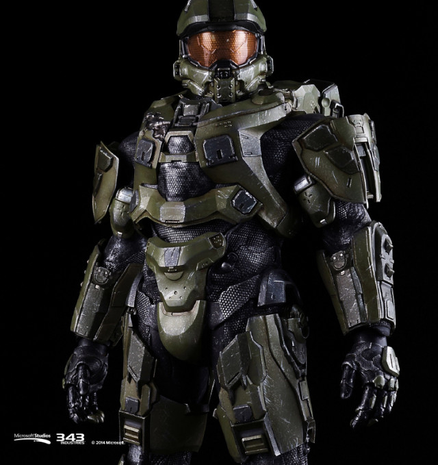 Master Chief 3AToys Halo Sixth Scale Figure with Rubber Suit