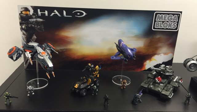 Halo Mega Bloks Display Mattel Collector Event Toy Fair 2015