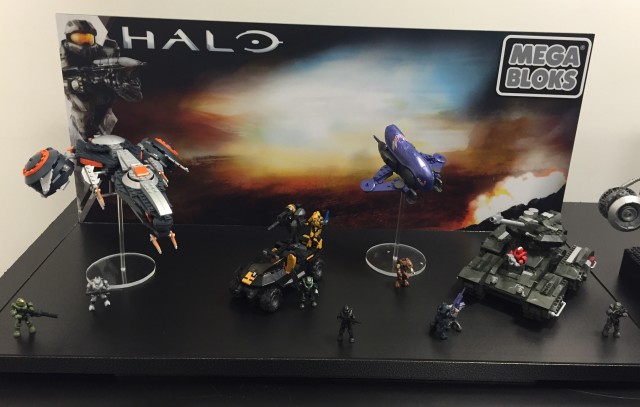 Halo 5 Mega Bloks Display at NY Toy Fair 2015