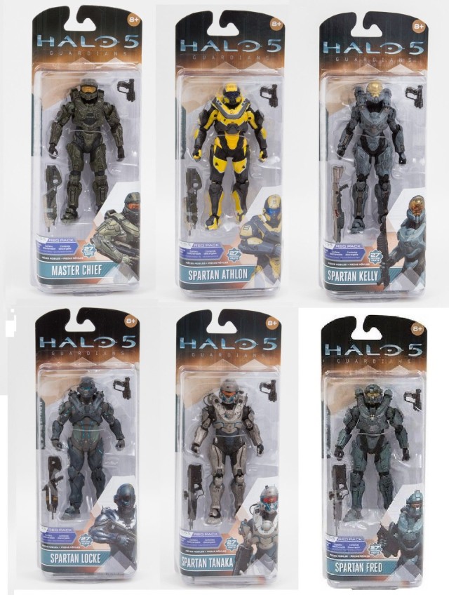 McFarlane Toys Halo 5 Guardians Series 1 Figures Packaged