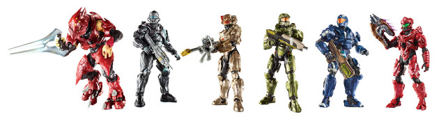 Mattel Halo Master Chief & Air Assault Spartan 6" Figures