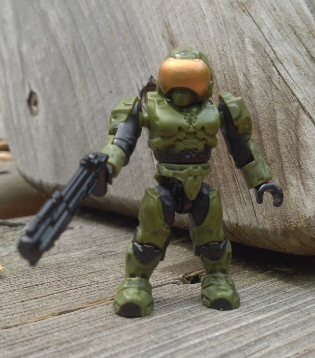 Halo Mega Bloks Halo 3 Security Spartan Green Figure with Grenade ...