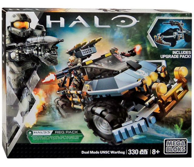 Halo Mega Bloks 2016 Dual Mode UNSC Warthog Set Photos! - Halo Toy News